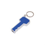 Custom The Key LED Keychain/Flashlight - Blue - L718BL
