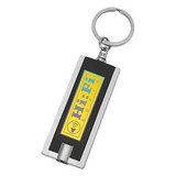 Custom Rectangular Led Key Chain - 144