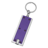 Custom Rectangular Led Key Chain - 144