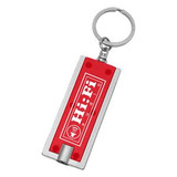 Custom Rectangular Led Key Chain - 144