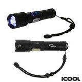 Custom iCOOL Longmont Rechargeable 1000-Lumen Aluminum Tactical Flashlight - GL1006