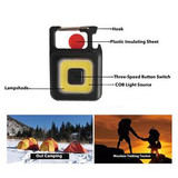 Custom Square Flashlight With Carabiner - MN020911