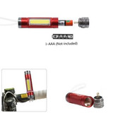 Custom Side COB Flashlight With Wrist Band - N020942