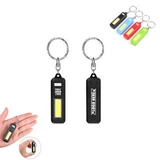 Custom Bar Shaped LED Flashlight With Keychain - N020943