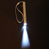 Custom White Lights Rechargeable Flashlight - N020956