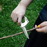 Custom Carabiner Knife Flashlight With Compass - N0212212