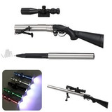 Custom Gun Shaped Pen With Flashlight - N0402330