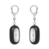 Custom Oval Shaped Safety Alarm With Flashlight - N050380