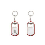 Custom Bottle Opener With Flashlight Keychain - N0603103