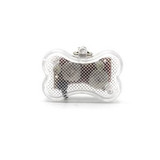Custom Pet Collar LED Safety Light Bone Shape - N090403