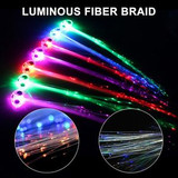 Custom LED Flashing Braid Hair Headband Wig - N120403
