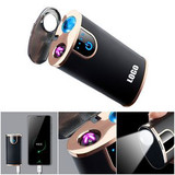 Custom 3 In 1 Dual E-Arc Power Bank Flashlight - N1401143