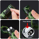 Custom Waterproof Lighter Dual Jet Fire With Flashlight - N140185
