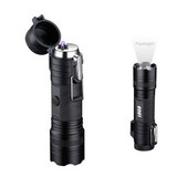 Custom Aluminum Lighter With Flashlight - N140187
