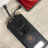 Custom 10K mAh Solar Power Bank w/Wireless Charging - JB59