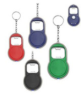 Custom Bottle Opener with LED Flashlight Keychain - 154