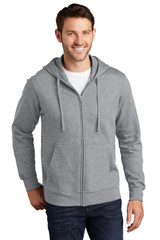 Custom Logo Port & Company® Fan Favorite™ Fleece Full-Zip Hooded Sweatshirt - PC850ZH