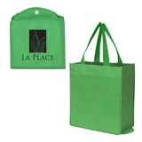 Custom Printed Non-Woven Foldable Shopper Tote Bag - 3039