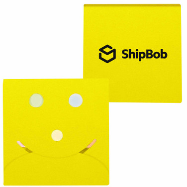 Custom Printed Smiley Face Sticky Note Pack - JK-1864