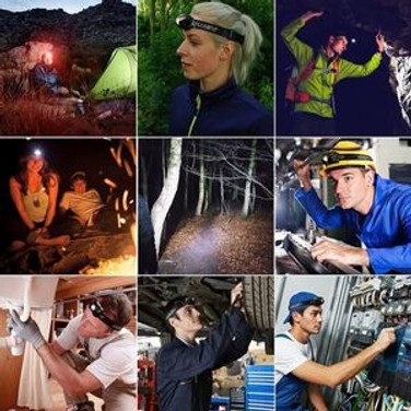 Custom Multi Function Induction Headlamp Flashlight - N0209128