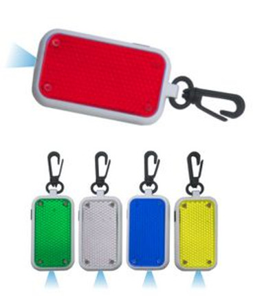 Custom Flashing LED Safety Reflector Flashlight - Full Color - FC727