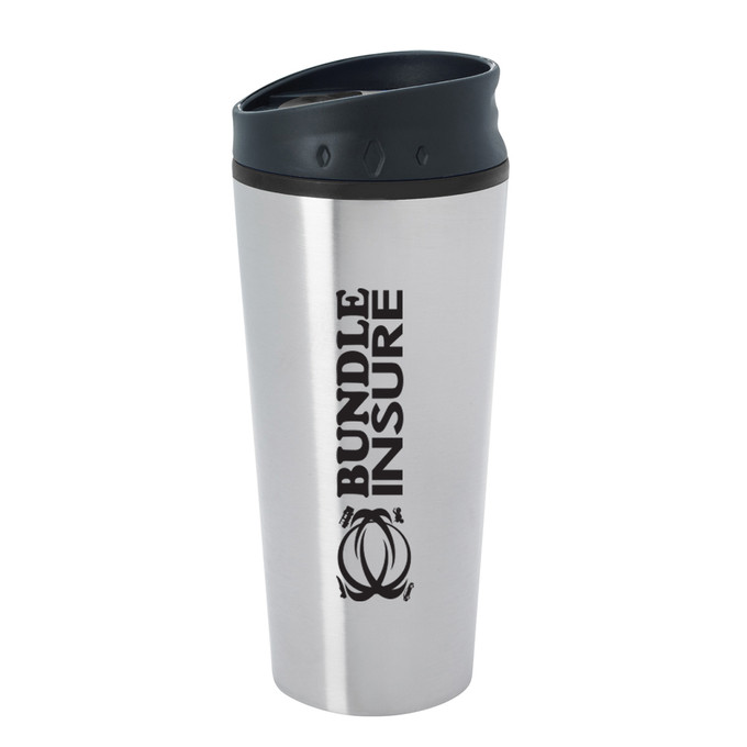 CUSTOM PRINTED 15 OZ. DIAMOND STAINLESS STEEL TUMBLER