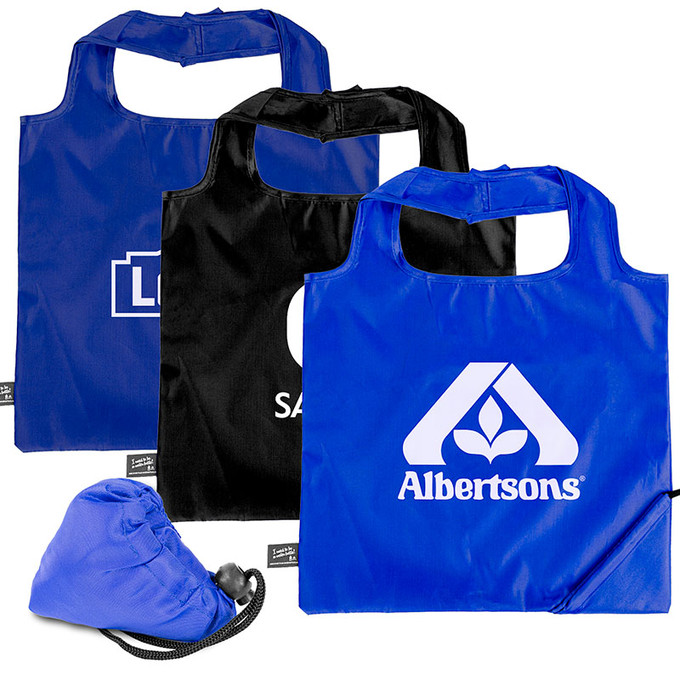 Custom Printed Riptide rPET Foldable Tote Bag -B648