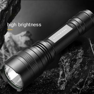 Custom LED Flashlight Extremely Bright, Waterproof, USB-C Powered Rechargeable 2300mAh Battery, 1500 Lumens - FL-C8H-OCEAN