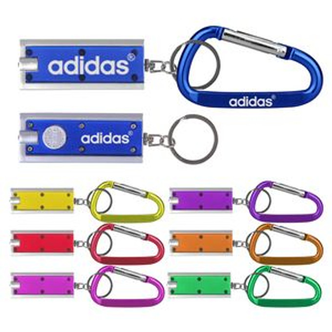 Custom Flashlight with Carabiner - FL1008-CB