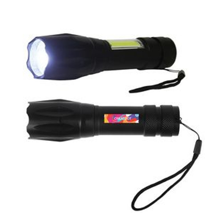 Custom Reyes Rechargeable 150-Lumen Flashlight - GL1008