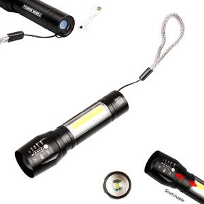 Custom Rechargeable LED Flashlight - N020919 Custom Rechargeable LED Flashlight - N020919