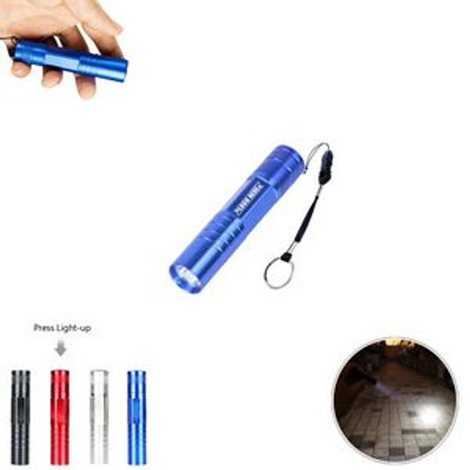 Custom LED Flashlight With Wrist Band - N020930