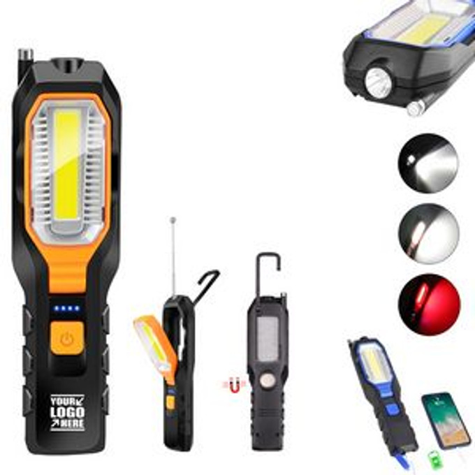 Custom Rechargeable Multi Flashlight With Magnet - N020988