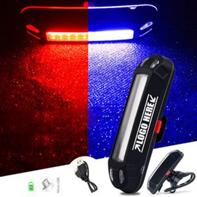 Custom Blue Red LED Flashlight Lamp - N021331