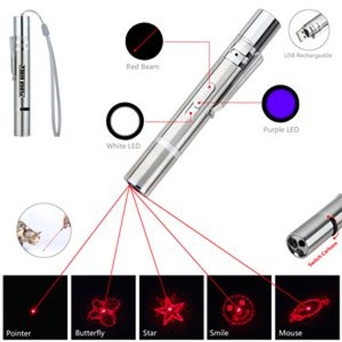 Custom Multi-functional Metal Flashlight - N090311