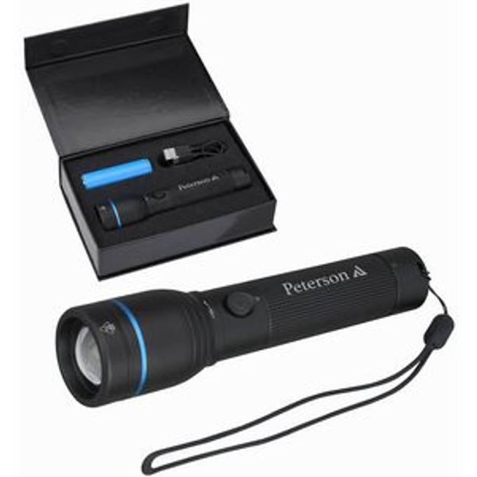 Custom Urban Peak® Rechargeable 20W Parallel Flashlight - FL207