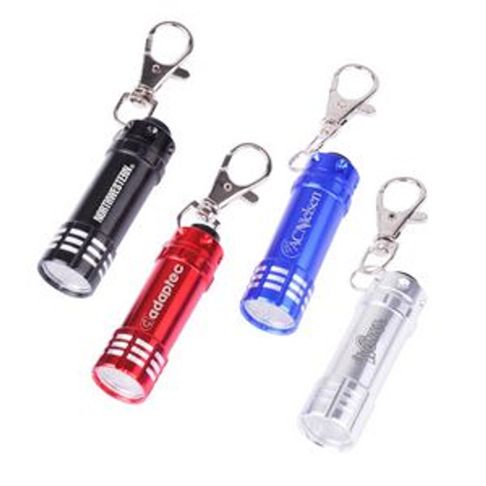 Custom Mini Spectre 3 LED Aluminum Torch Keyring - KL211