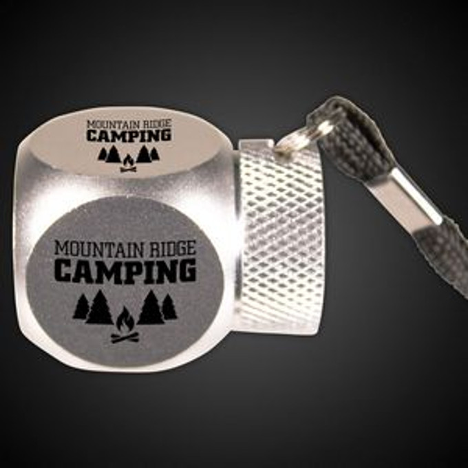 Custom 2 1/2" Pad Printed Mini Cube Flashlight - FLA110PP
