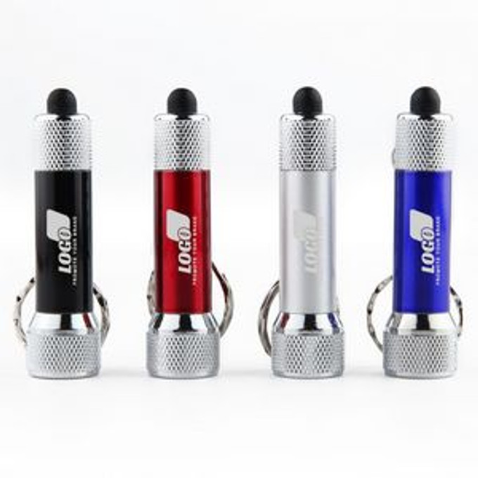 Custom Super Bright Mini 5 LED Metal Flashlight with Swivel Keychain - LPMC156 Custom Super Bright Mini 5 LED Metal Flashlight with Swivel Keychain - LPMC156