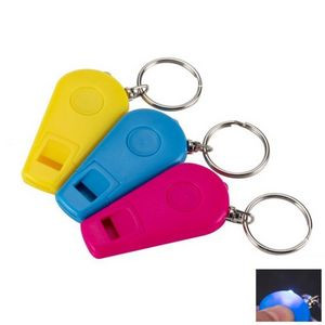 Custom LED Light Whistle Keychain - KCWH008