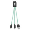 Custom Printed 3-in-1 Braided Charging Buddy - 2829