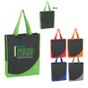 Custom Printed Non-Woven Tote Bag With Accent Trim - 3028