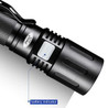 Custom 3000 Lumens Zoomable LED Flashlight Extremely Bright USB-C Powered Rechargeable 3700mAh With Power B - FL-X60T-AIR