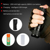 Custom 570 Lumens High Power Flashlight Zoomable Flashlight 2300mAh Rechargeable Battery - FL-F3L2-AIR
