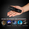 Custom 570 Lumens High Power Flashlight Zoomable Flashlight 2300mAh Rechargeable Battery - FL-F3L2-AIR