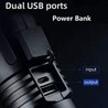 Custom 3000 Lumens Zoomable LED Flashlight Extremely Bright USB-C Powered Rechargeable 3700mAh With Power B - FL-X60T-OCEAN