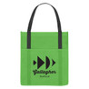 Custom Printed Non-Woven Shopper's Pocket Tote Bag - 3320