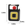 Custom Square Flashlight With Carabiner - MN020911