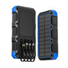 Custom 36800mAh Wireless Charger Solar Power Bank With Flashlight - N0305107