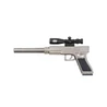Custom Pistol Gun Shaped Pen With Flashlight - N0402449